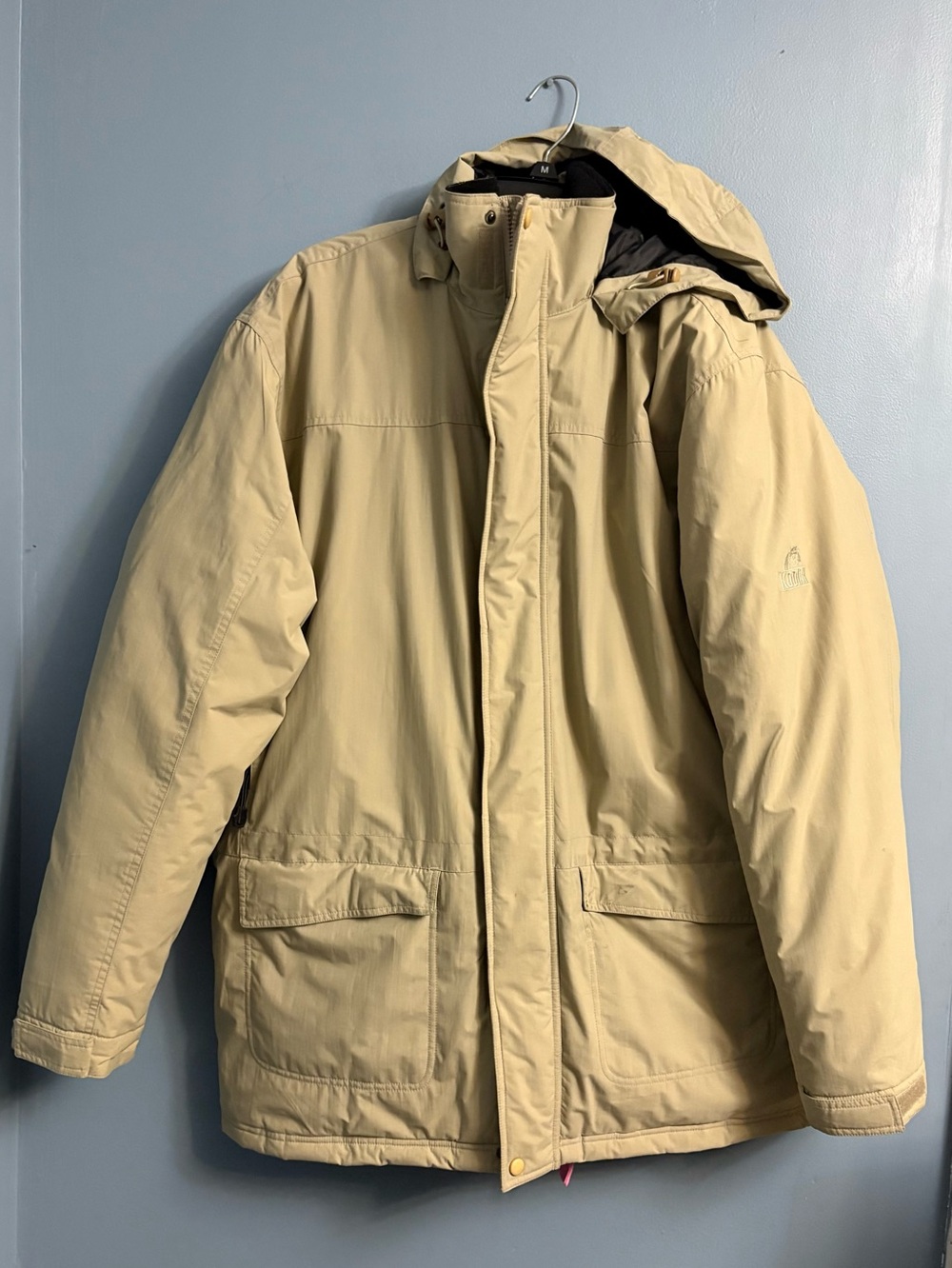 Kodiak Men's Hooded Puffer Jacket - Beige